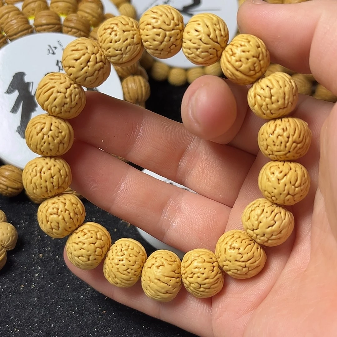 桃核手串14尺寸肌肉金豆