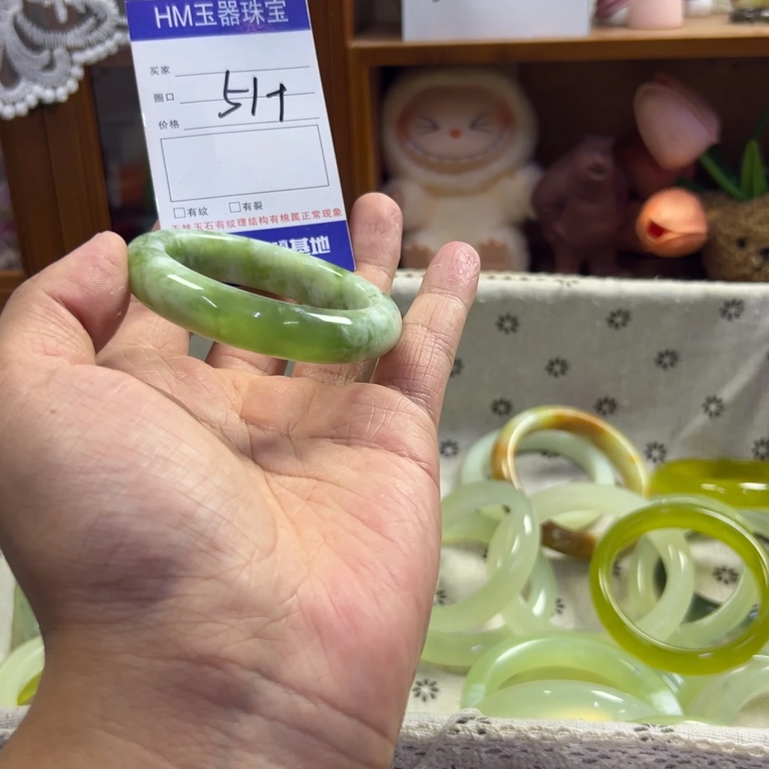 未镶嵌蛇纹石玉手镯638