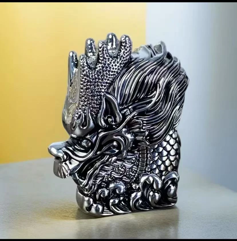 佐罗煤油打火机重型盔甲机帝王龙老式怀旧1012砂轮打火机个性