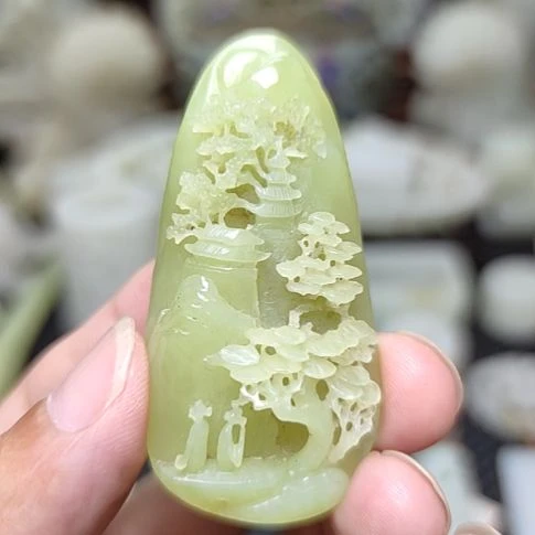 未镶嵌和田玉挂件