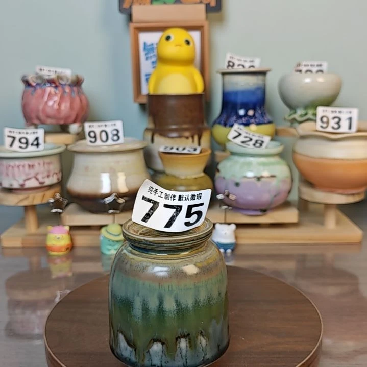 景德镇手工陶瓷盆 口5.5