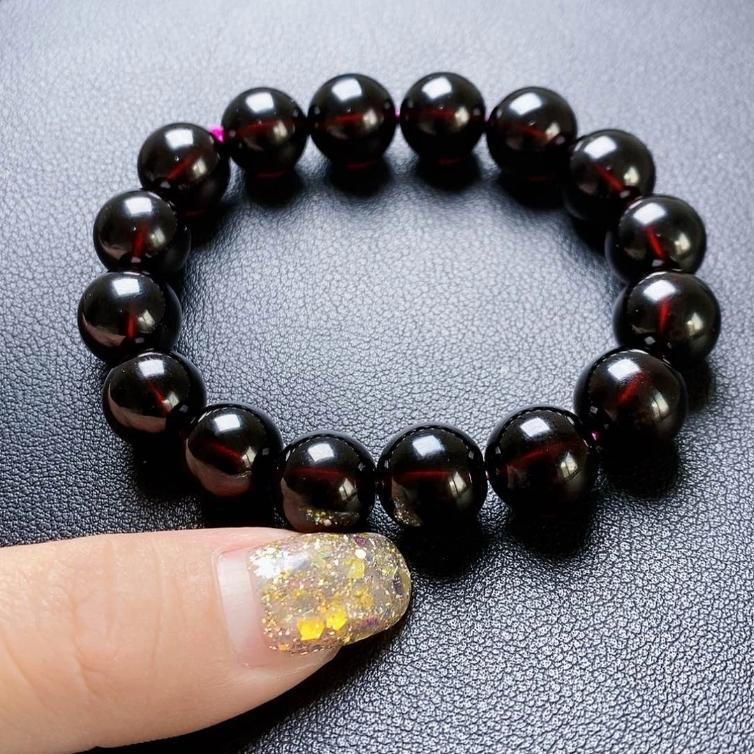 石榴石手链未镶嵌Z**J12单圈