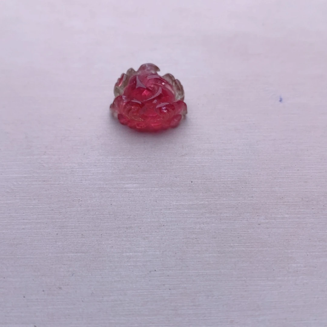 未镶嵌牡丹花碧玺碧玺A牡丹花
