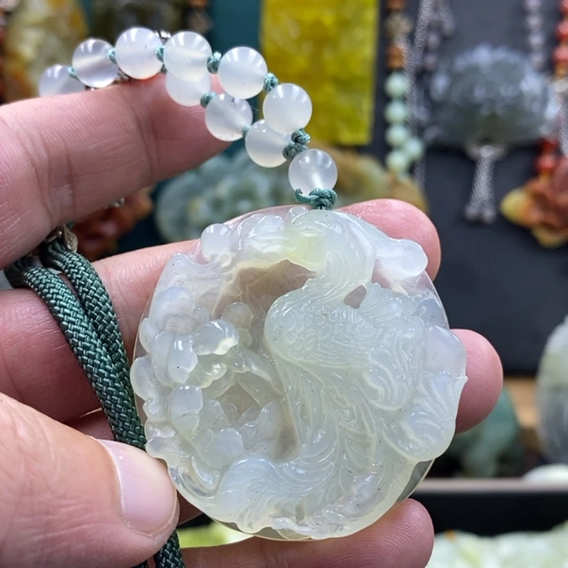 【闪购商品】未镶嵌蛇纹石玉吊坠