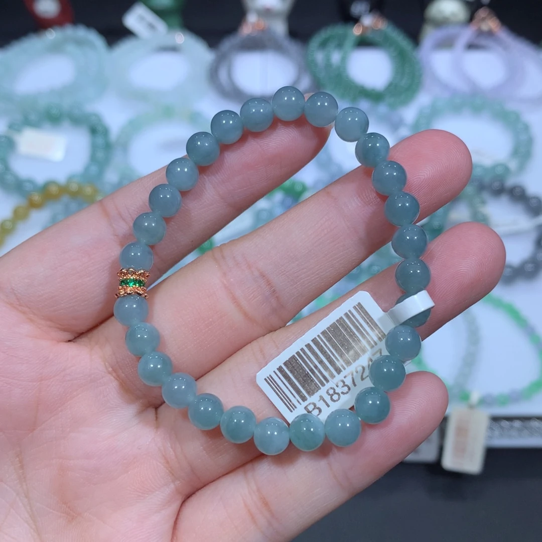 未镶嵌手串翡翠天然