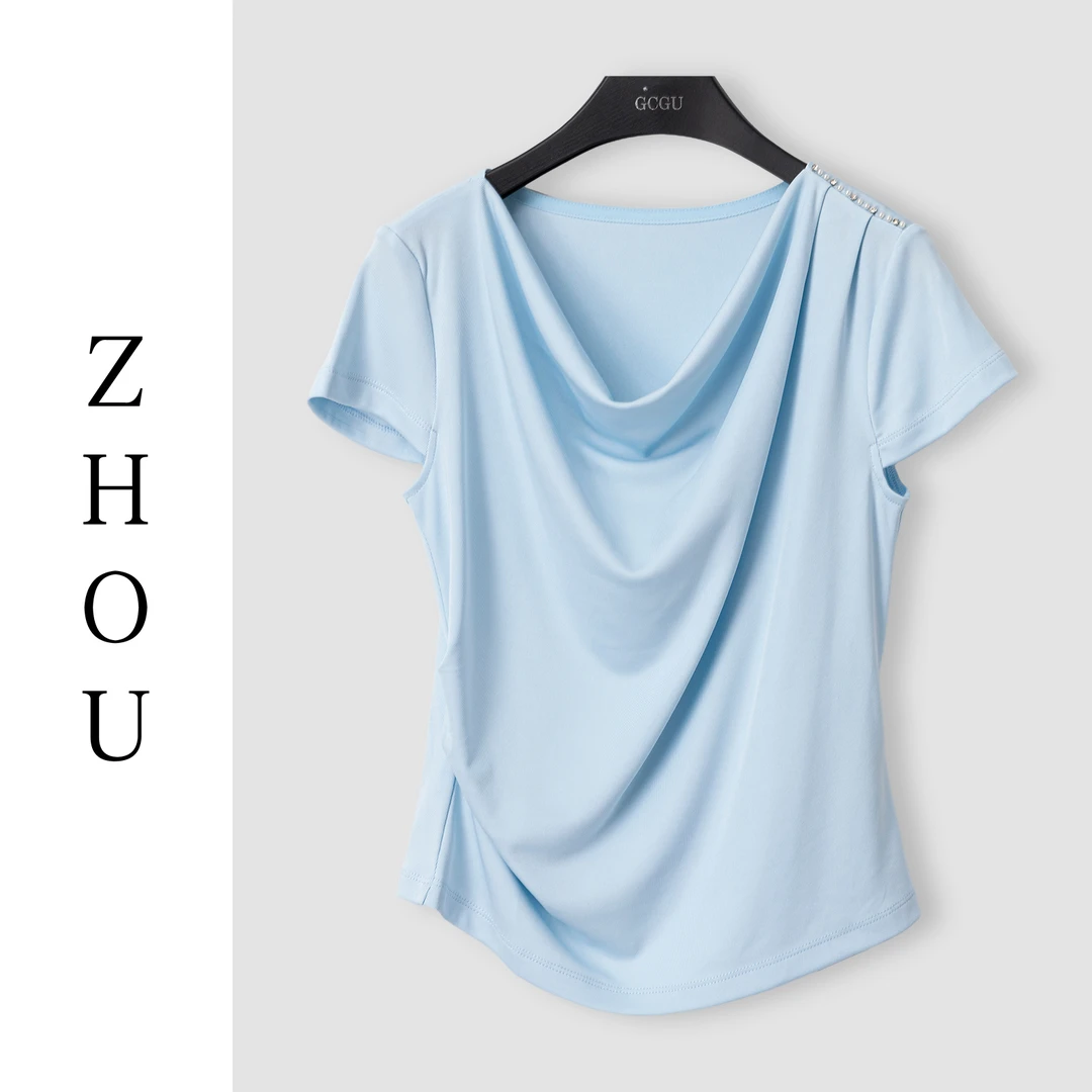 （周哥甄选）蓝色上衣-42962