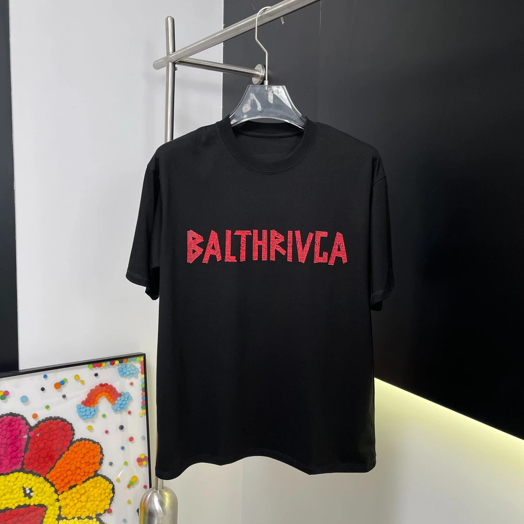 H6089液氨重磅新款短袖T恤25.SS 杜邦丝光索罗纳圆领男女潮牌半袖