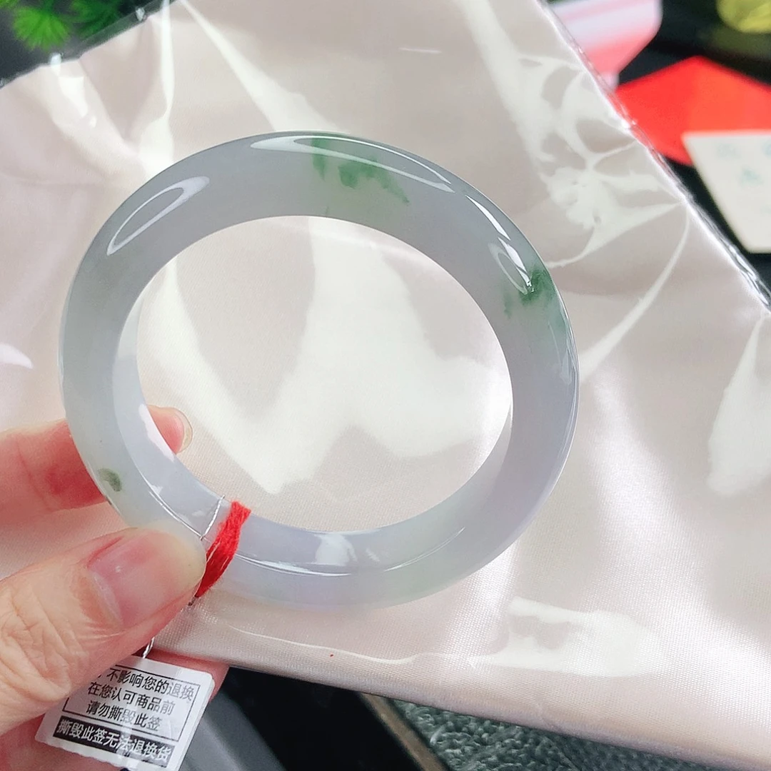 翡翠未镶嵌手镯54圈