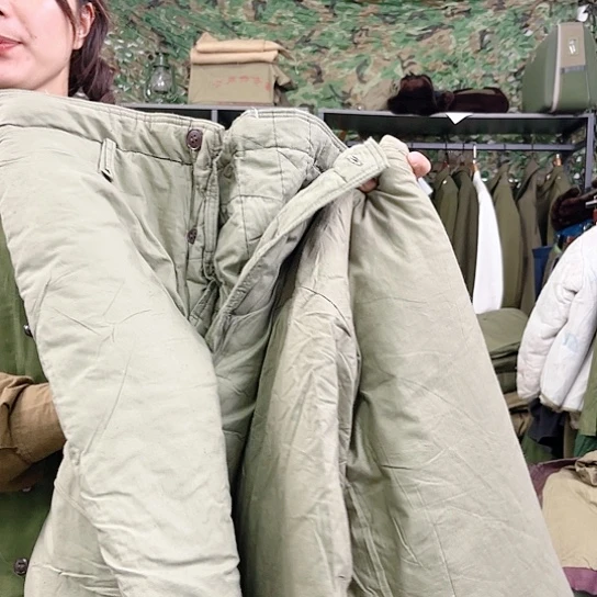 棉直播间的棉衣棉裤套装