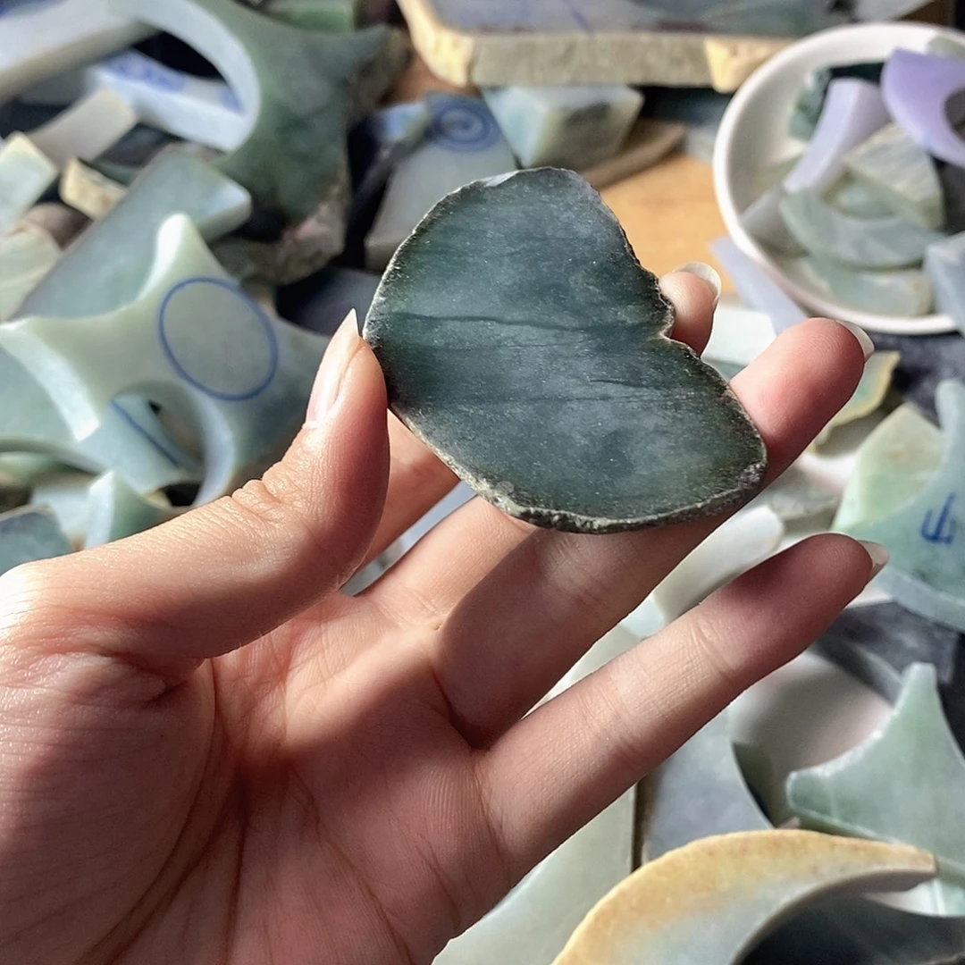 魁***翡翠散珠天然翡翠