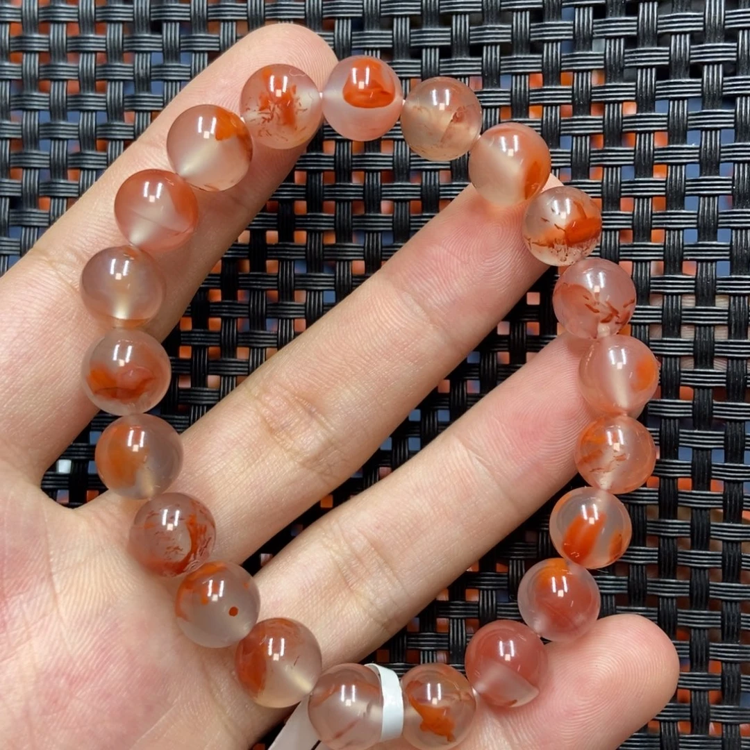 南红玛瑙未镶嵌手串9+’mm