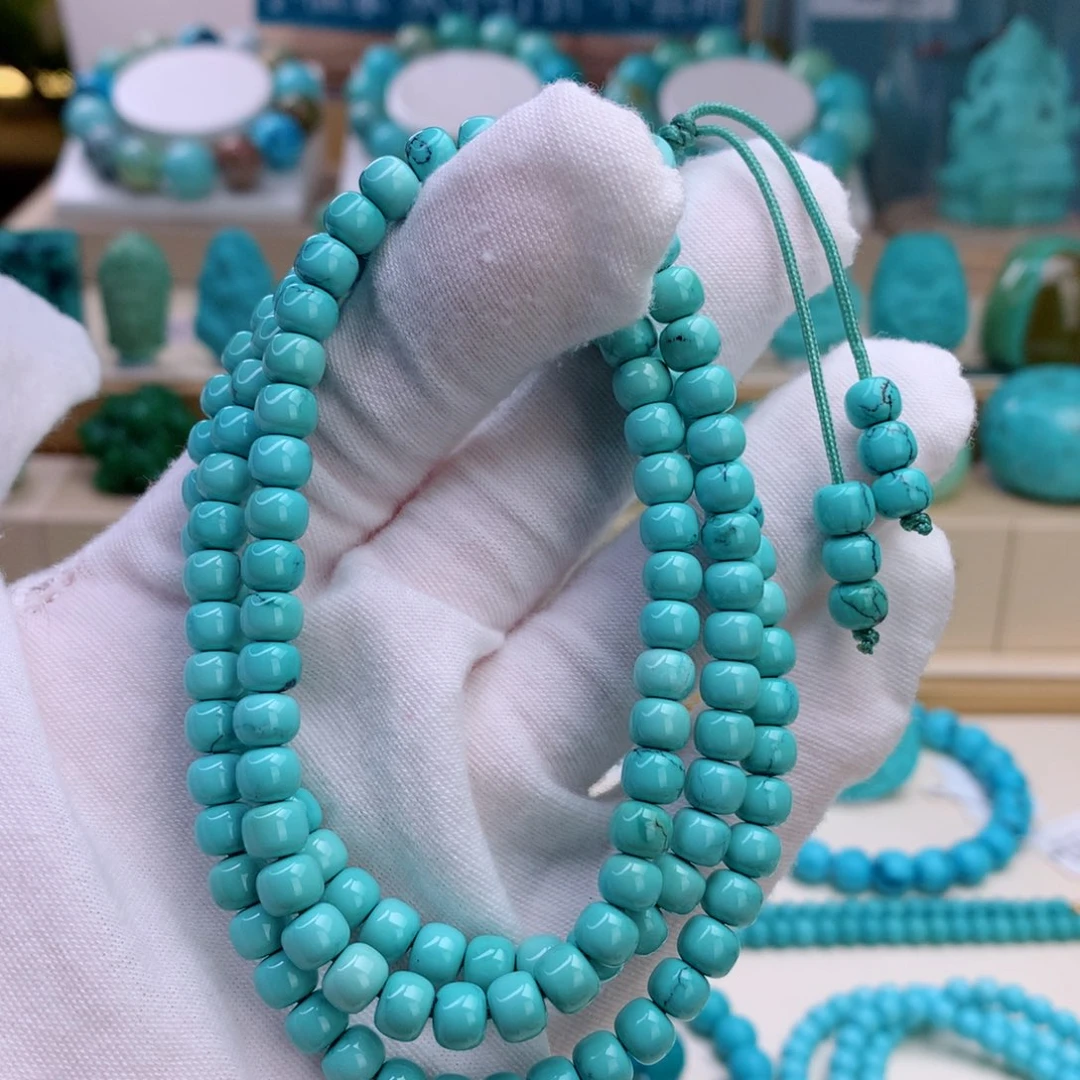 绿松石未镶嵌挂件