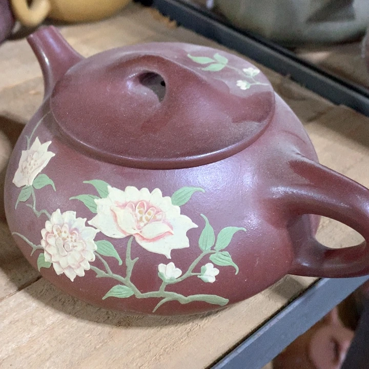 紫砂茶壶原矿手工85