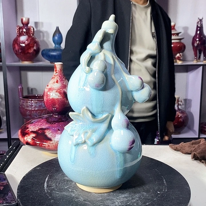 瓷片中国神垕精品钧瓷