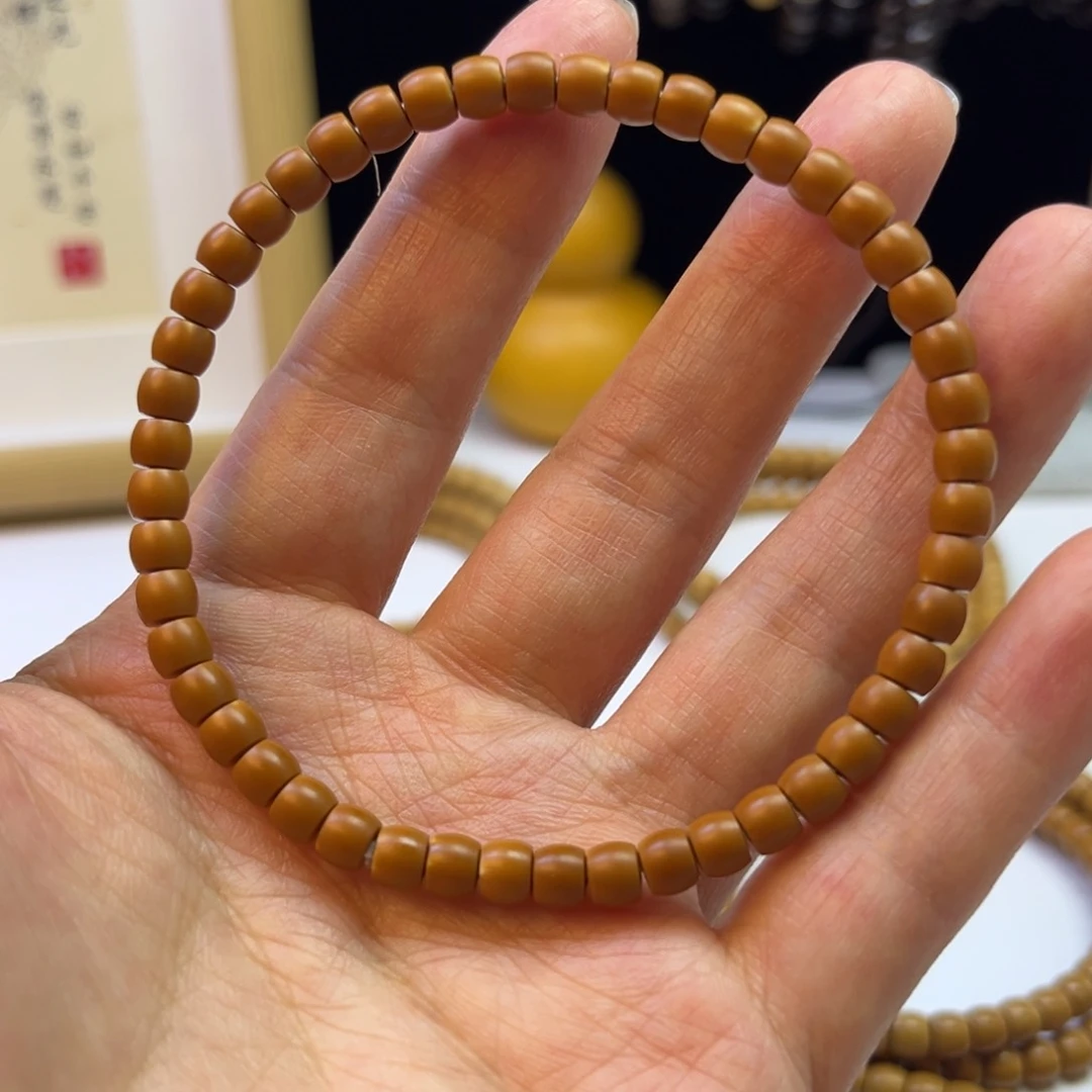 橄榄核手串核尖单圈0.5