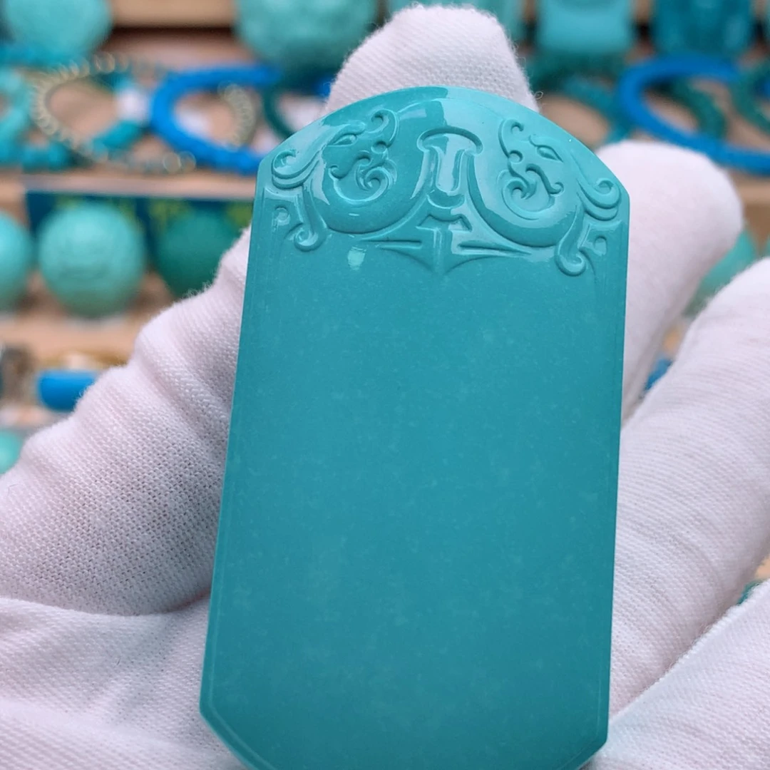 未镶嵌绿松石珠宝奇石