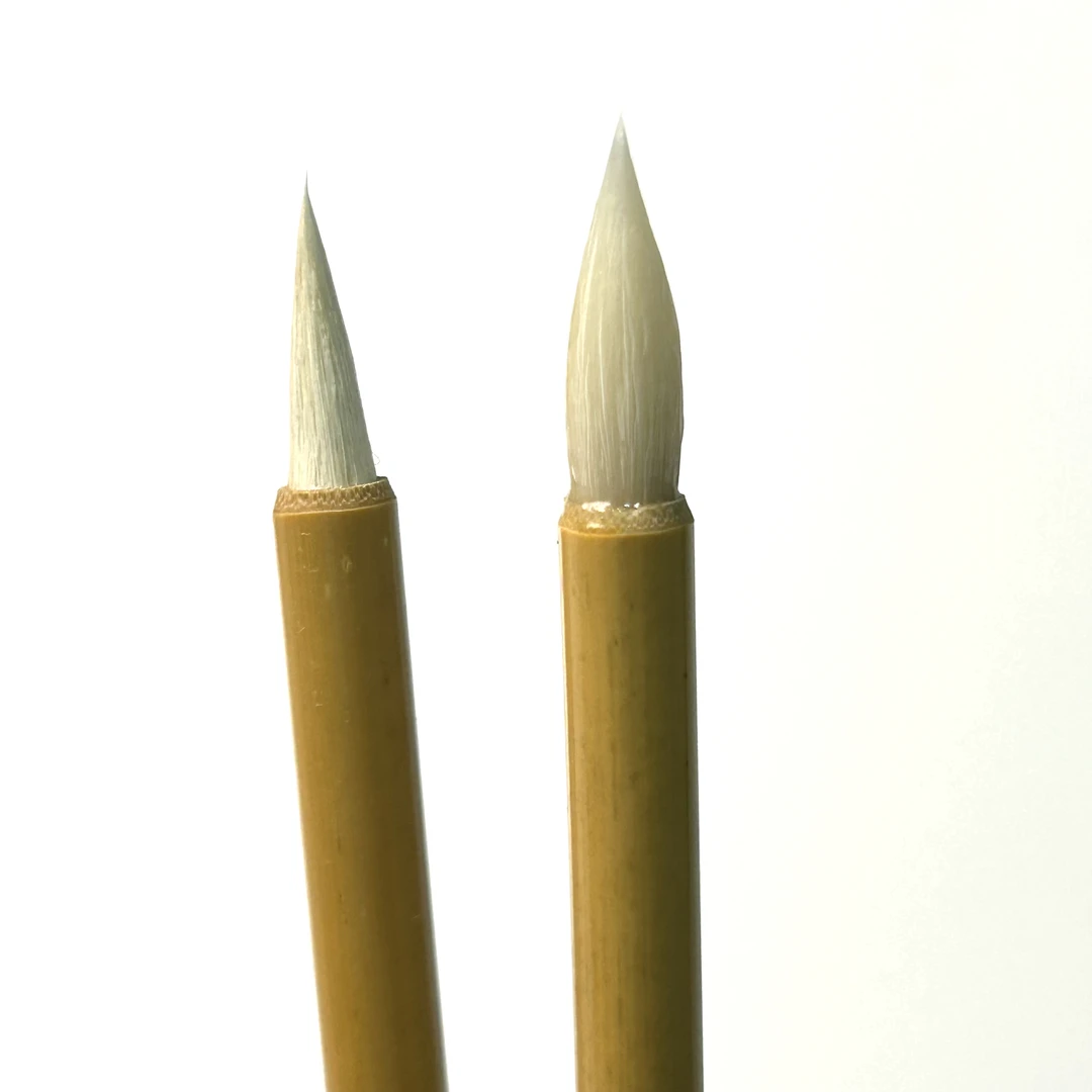 【知雅】细光锋羊亳专业级小楷出锋2.0口径0.6楷隶行篆书法国画创作