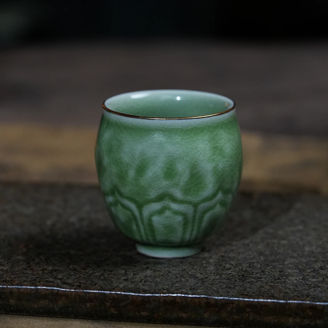 山岚绿-莲心杯（灰念0454）