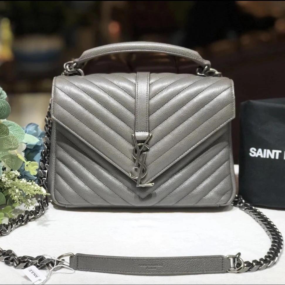 95新 YSL/圣罗兰 二物间/75216582/YSL学院包邮差包