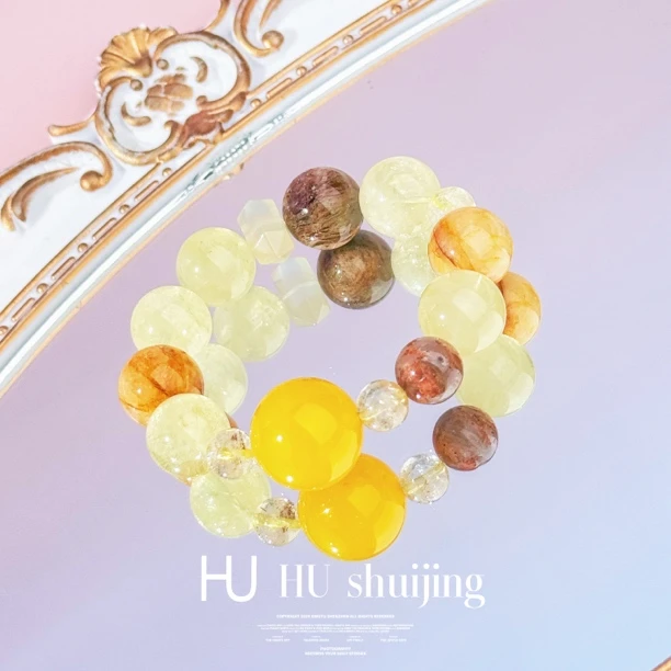 黄色系多宝 黄胶花 红胶花 柠檬黄水 05