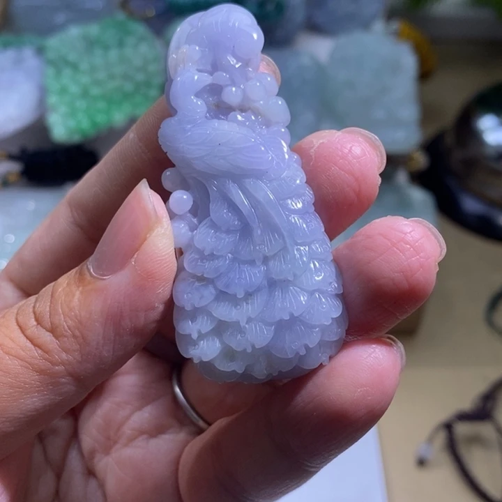 【闪购商品】颈饰未镶嵌翡翠单**妈凤凰