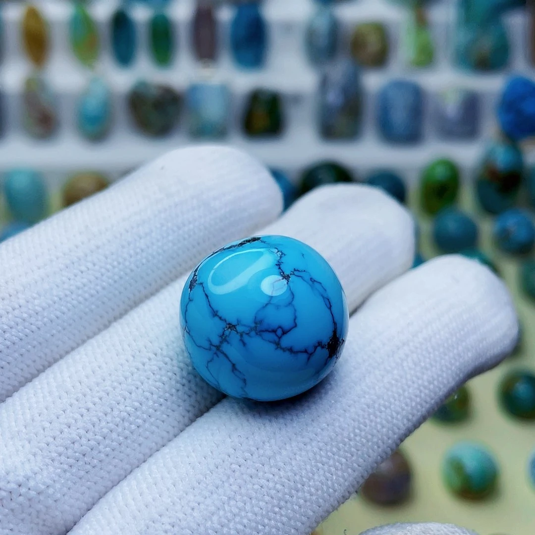 绿松石未镶嵌墩子