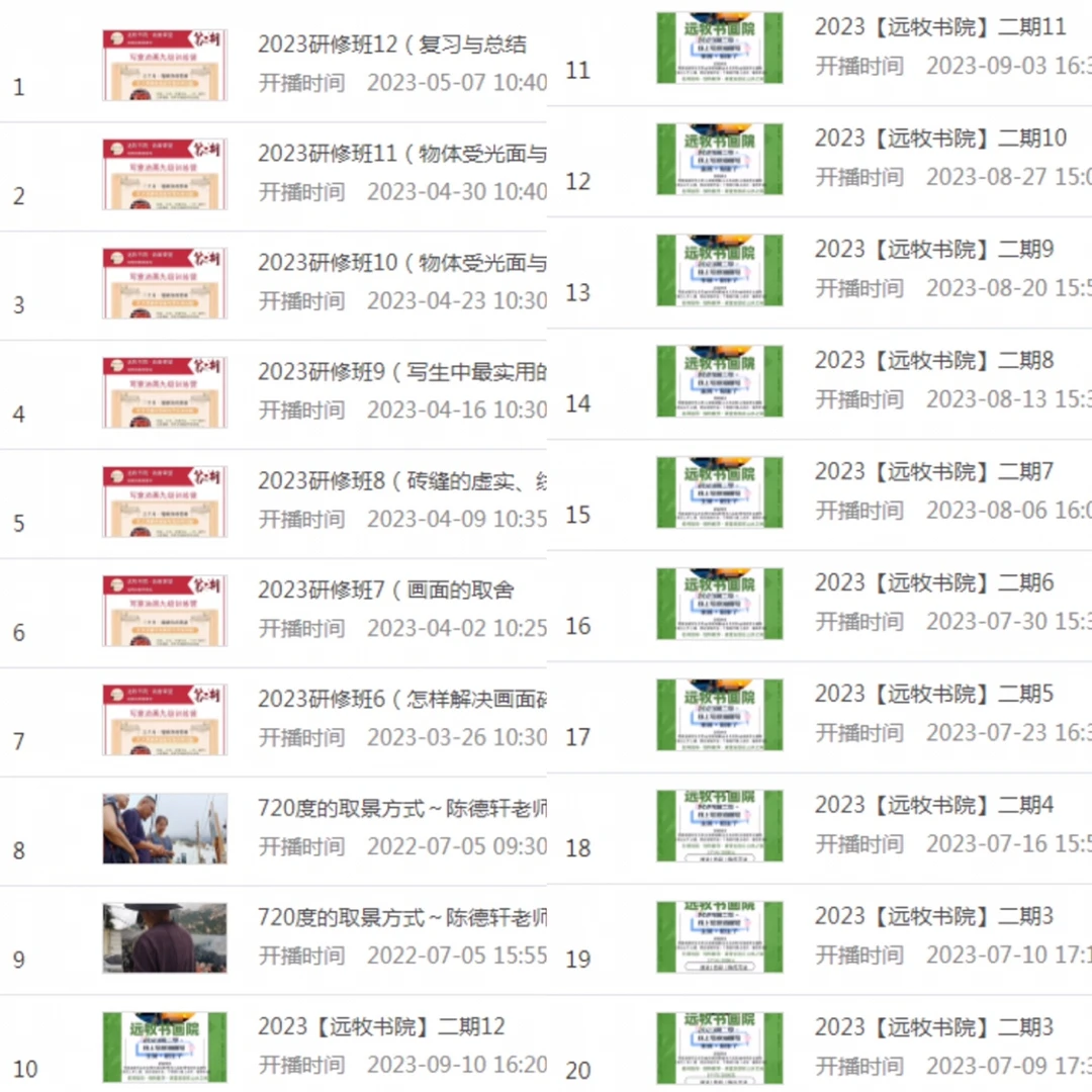 油画写生实战·理论加实践·全国各地现场写生示范讲解教学·实战