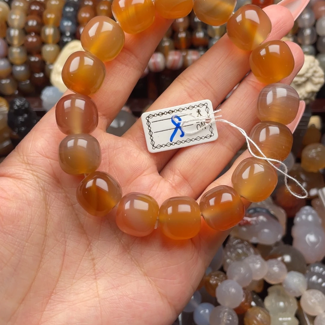 玛瑙/玉髓未镶嵌手链