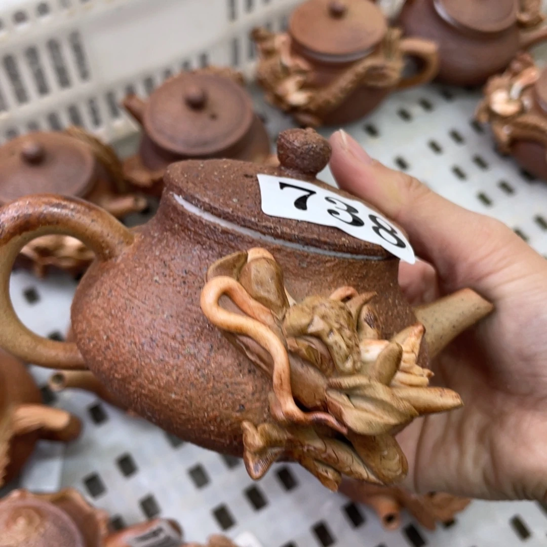 陶纯手工柴烧茶壶茶具瑕