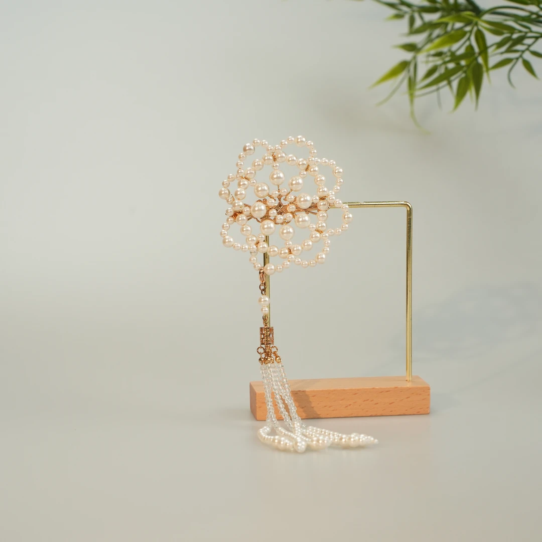 古悦倾城【雪域单夹】古风汉服头饰原创手作新中式复古发夹发饰礼品
