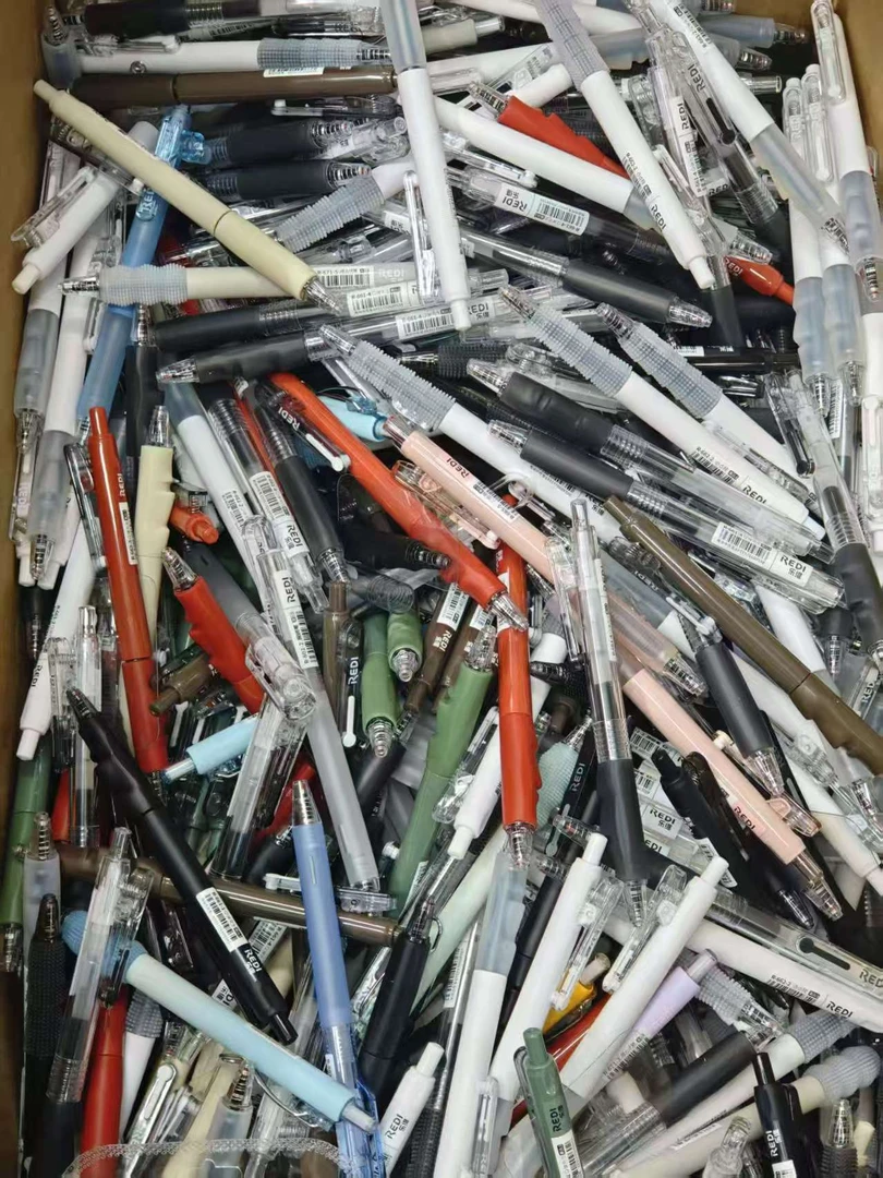 【发6支-黑色】【乐维孤品捡漏清仓不挑笔杆黑色0.5mm】