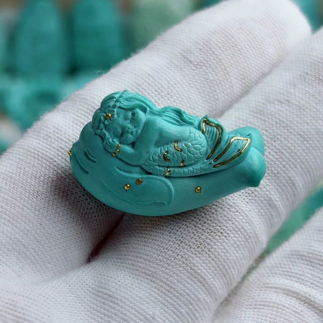 绿松石未镶嵌珠宝奇石