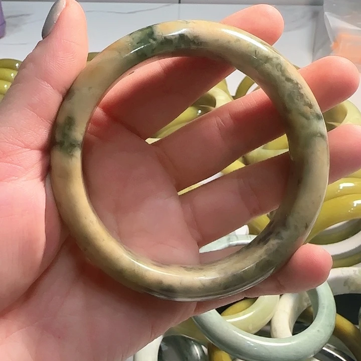 蛇纹石玉合金手镯