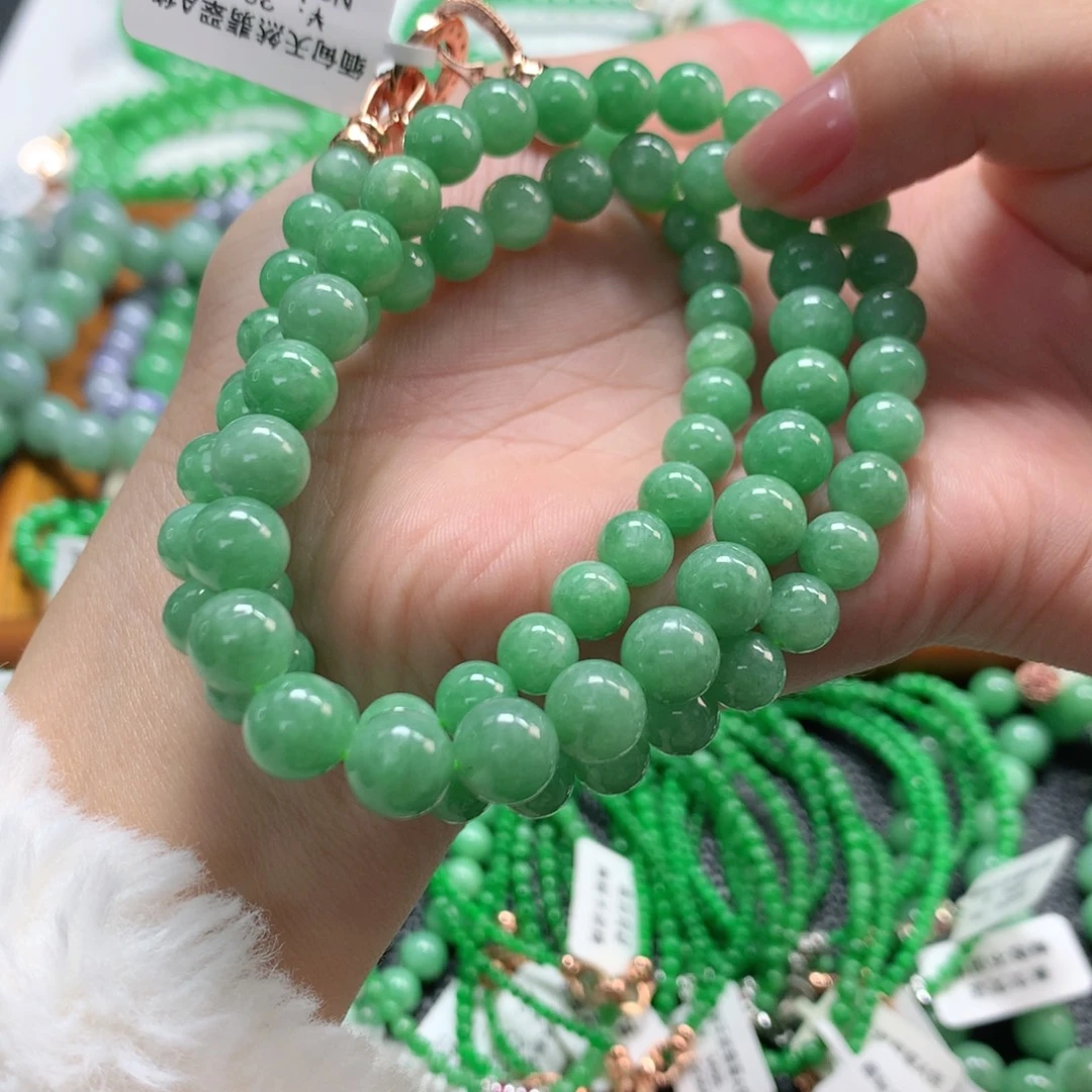 翡翠未镶嵌手链翡翠