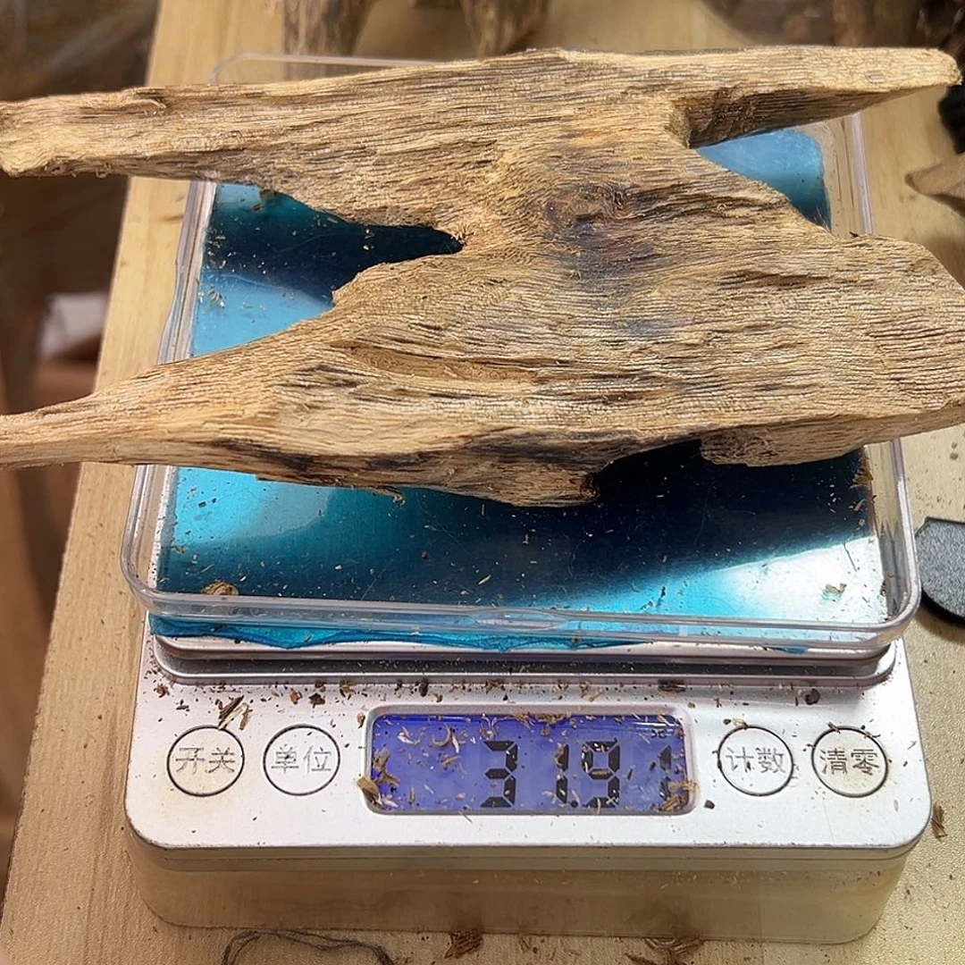 香料绿奇楠虫漏31克乌身