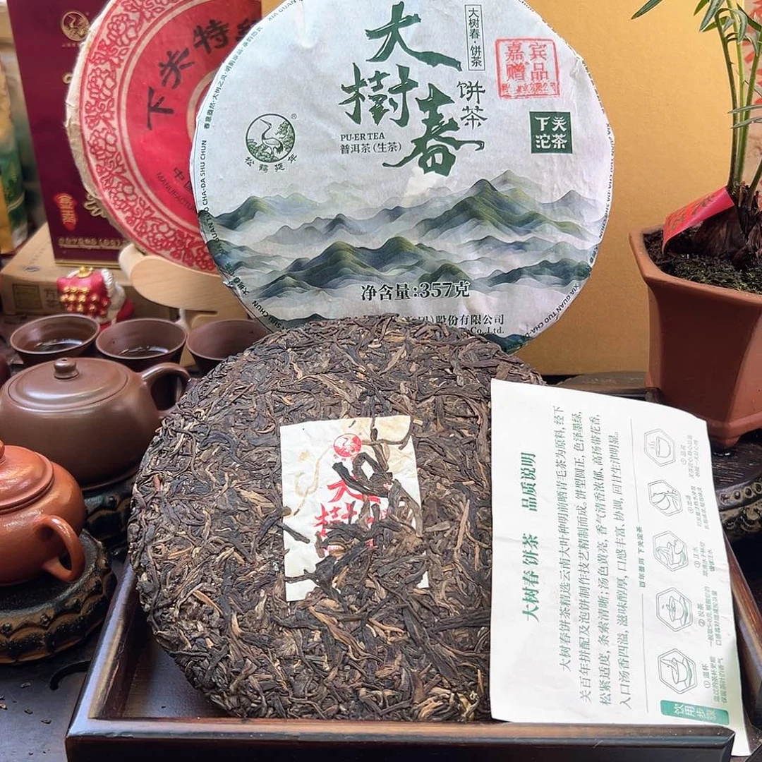 2024年下关大树春357克生茶