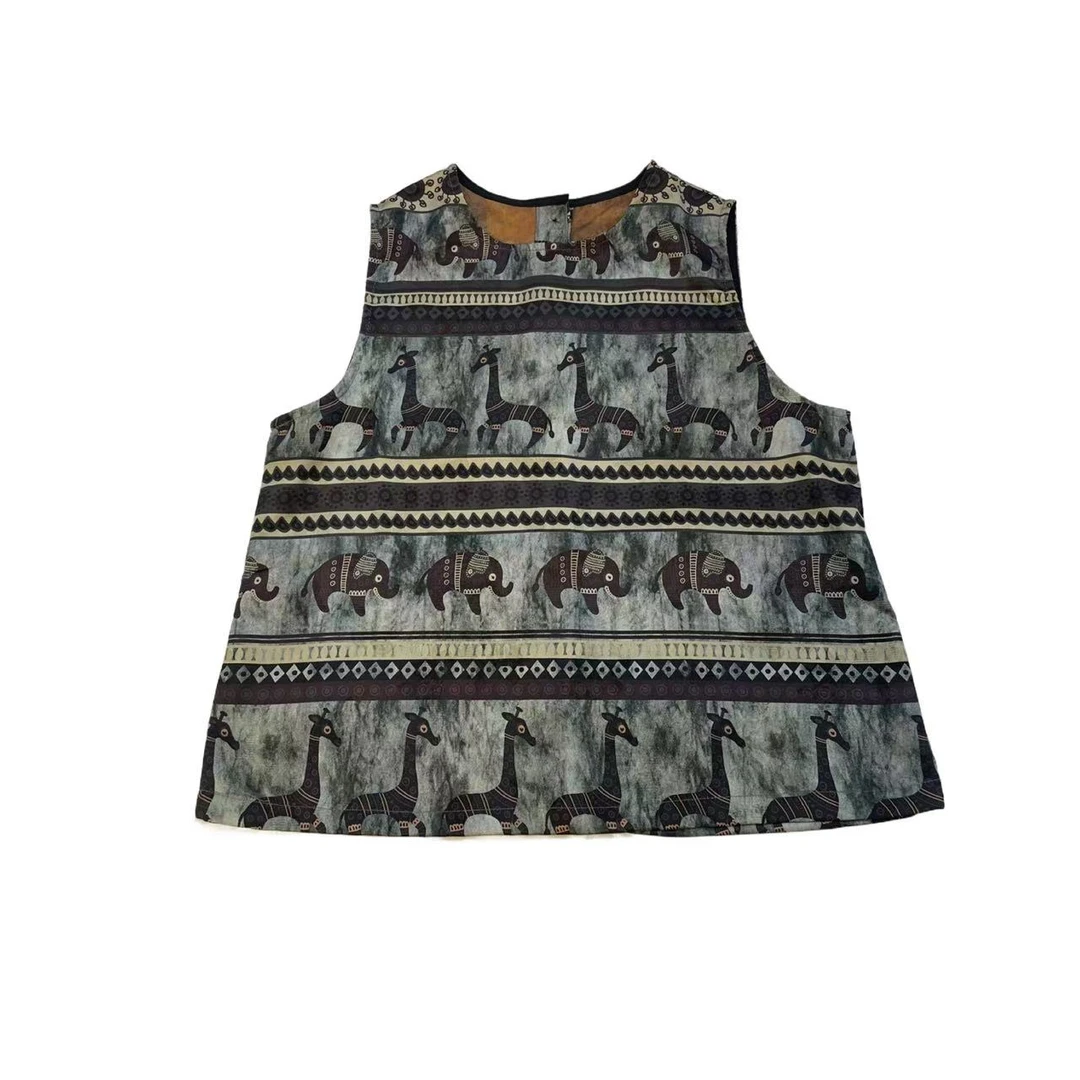 【芊泽】夏季新款国风气质百搭马甲-1066-184