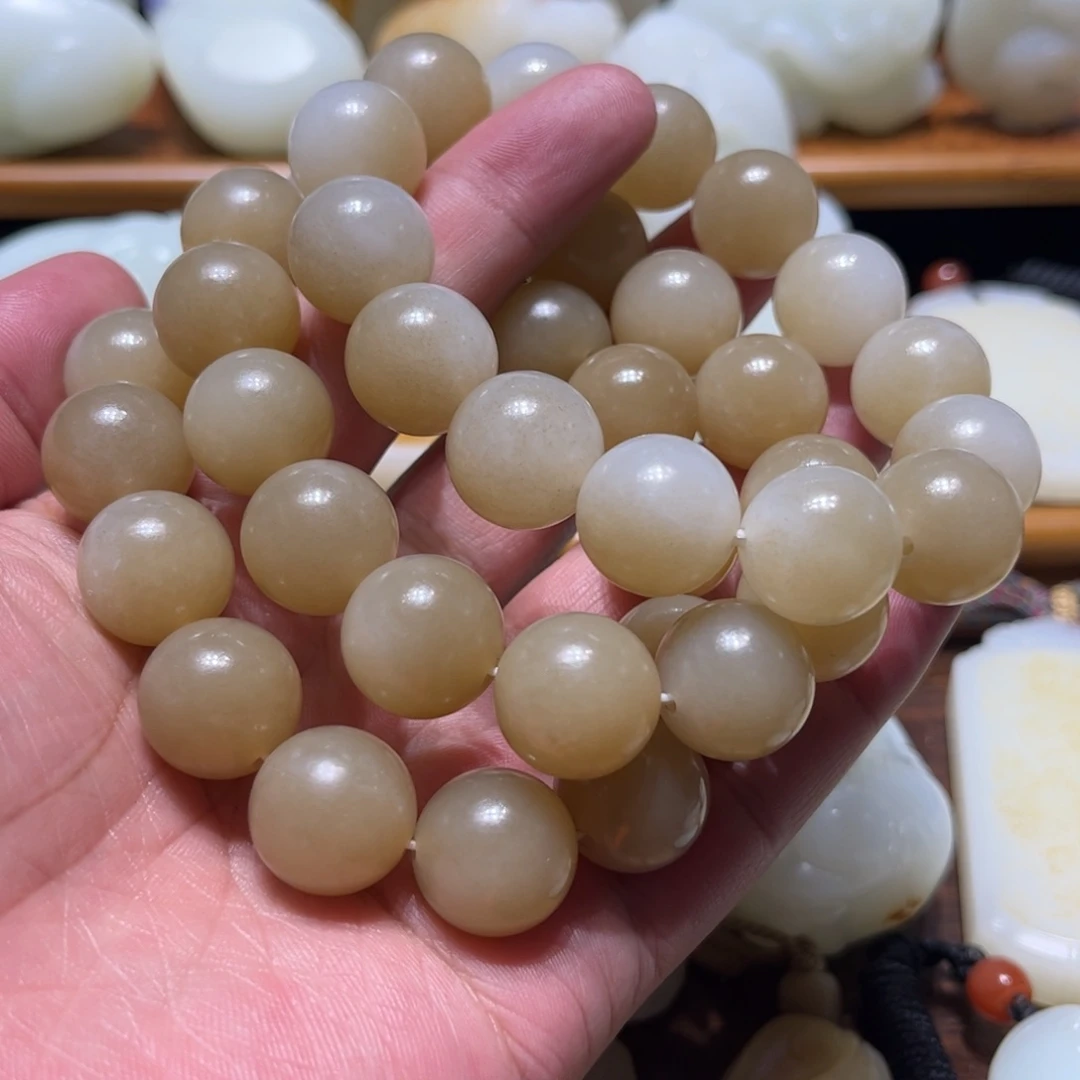 和田玉（糖玉）手链未镶嵌