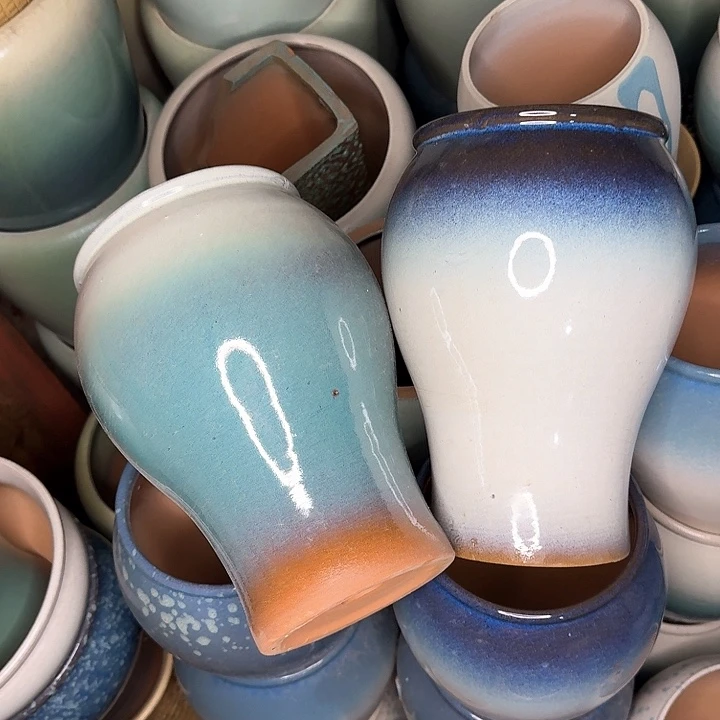 紫砂花盆微瑕花盆处理来啦