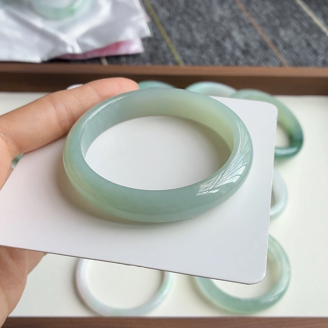 未镶嵌手镯翡翠正圈58.1