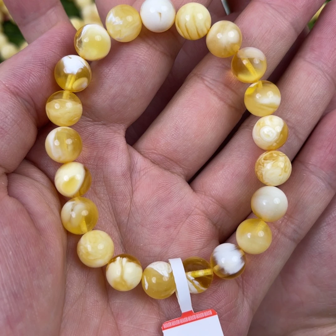 裸石琥珀未镶嵌蜜蜡卡9.8