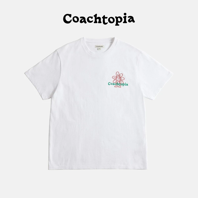 Coachtopia  标识印花经典圆领休闲T恤