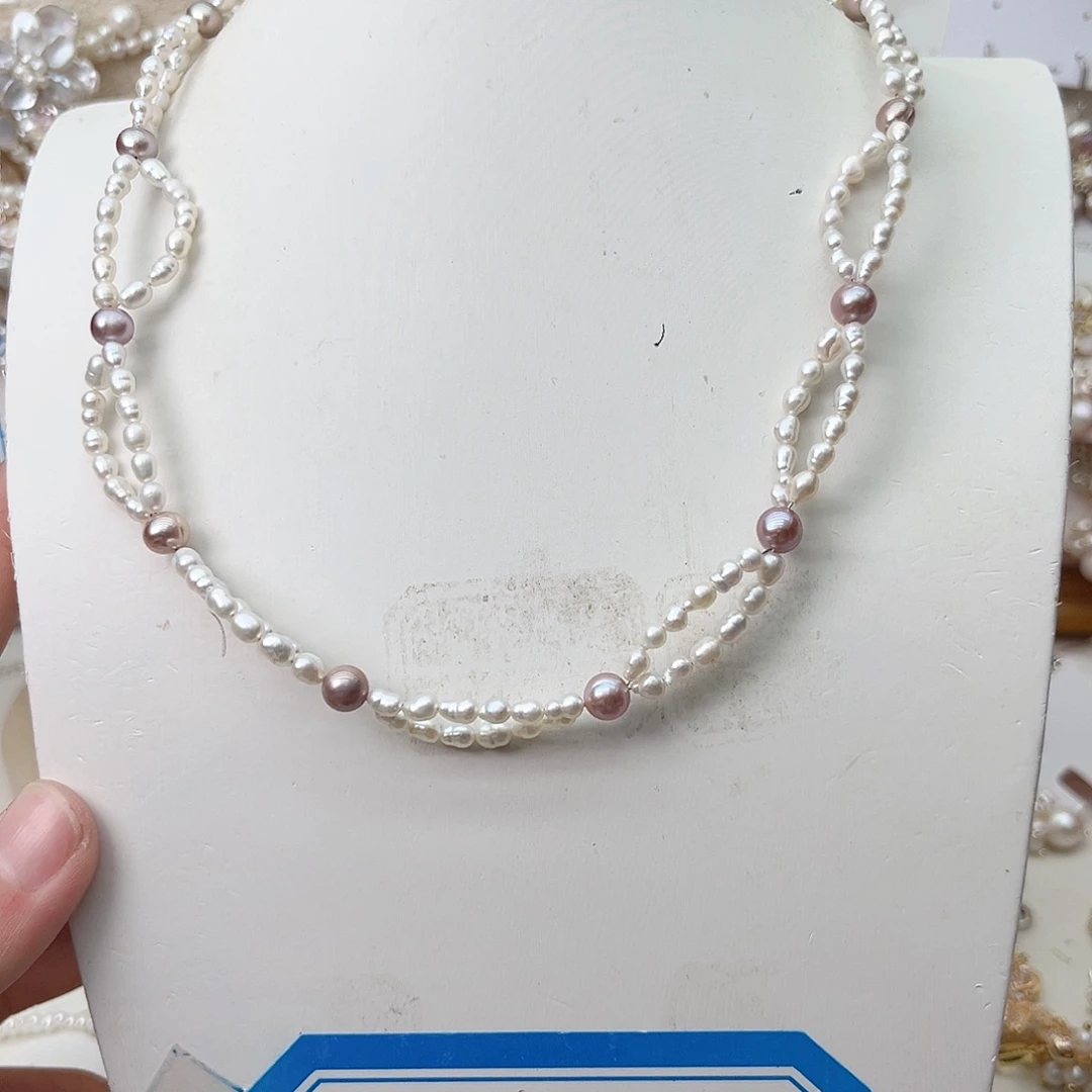 未镶嵌颈饰淡水珍珠