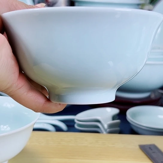 白瓷十个碗十双筷子