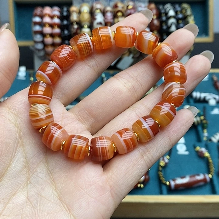 玛瑙/玉髓合金颈饰