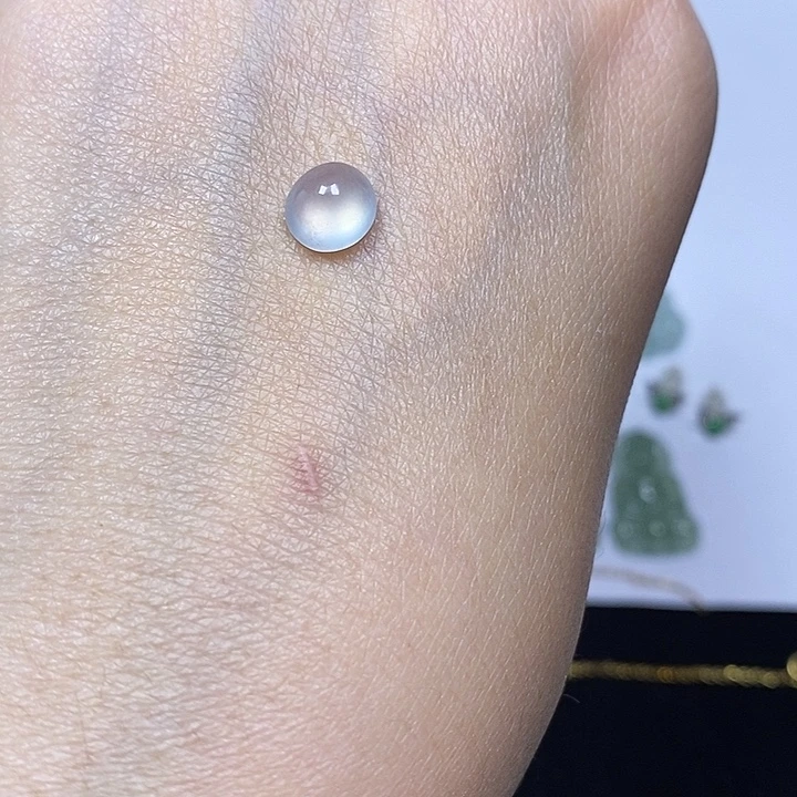 翡翠未镶嵌颈饰天然缅甸翡翠A货冰蛋面