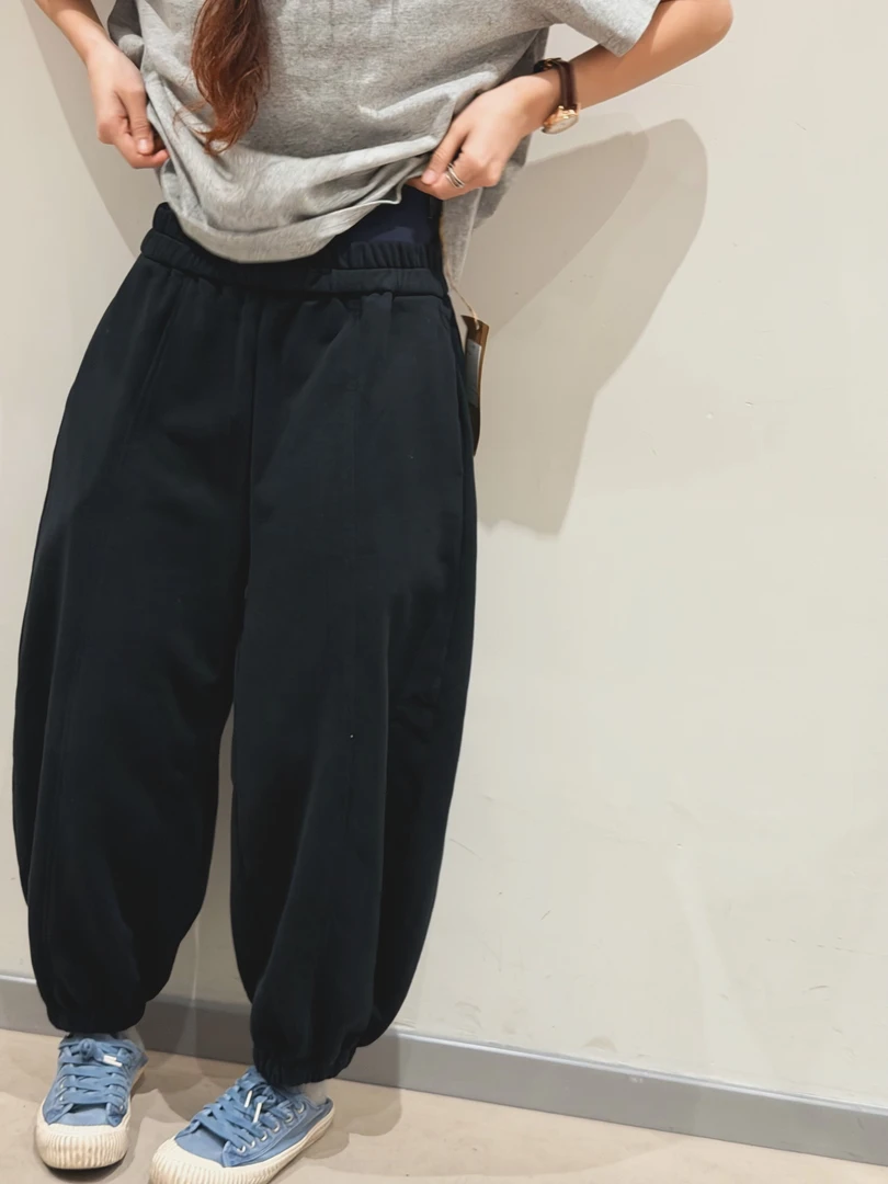 夏小朵 秋冬纯色弯刀毛圈卫裤 舒适休闲百搭宽松时尚简约卫裤