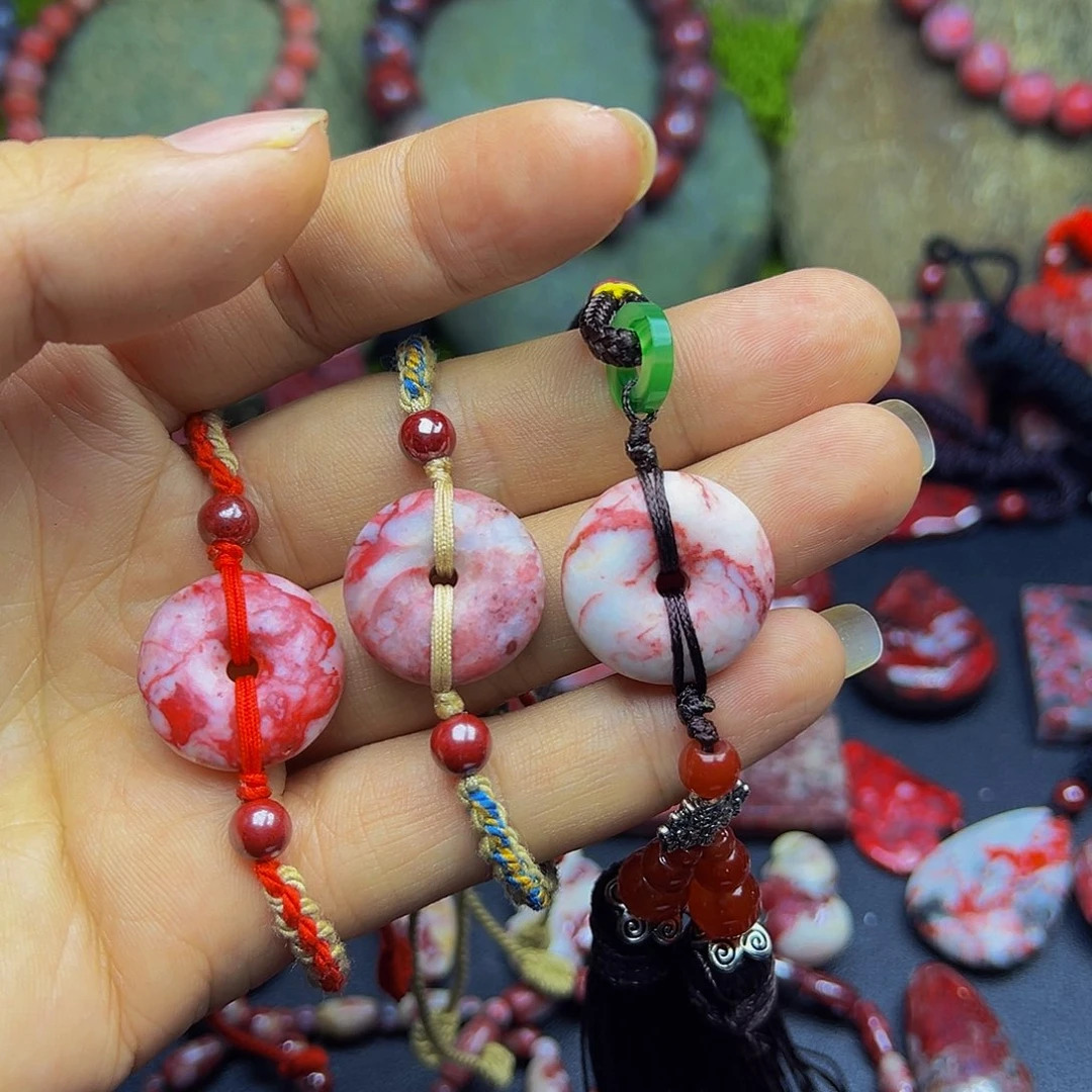 彬***计天然辰砂朱砂吊坠