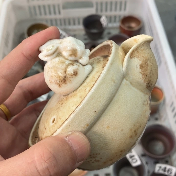 柴烧杯子宝瓶大放漏
