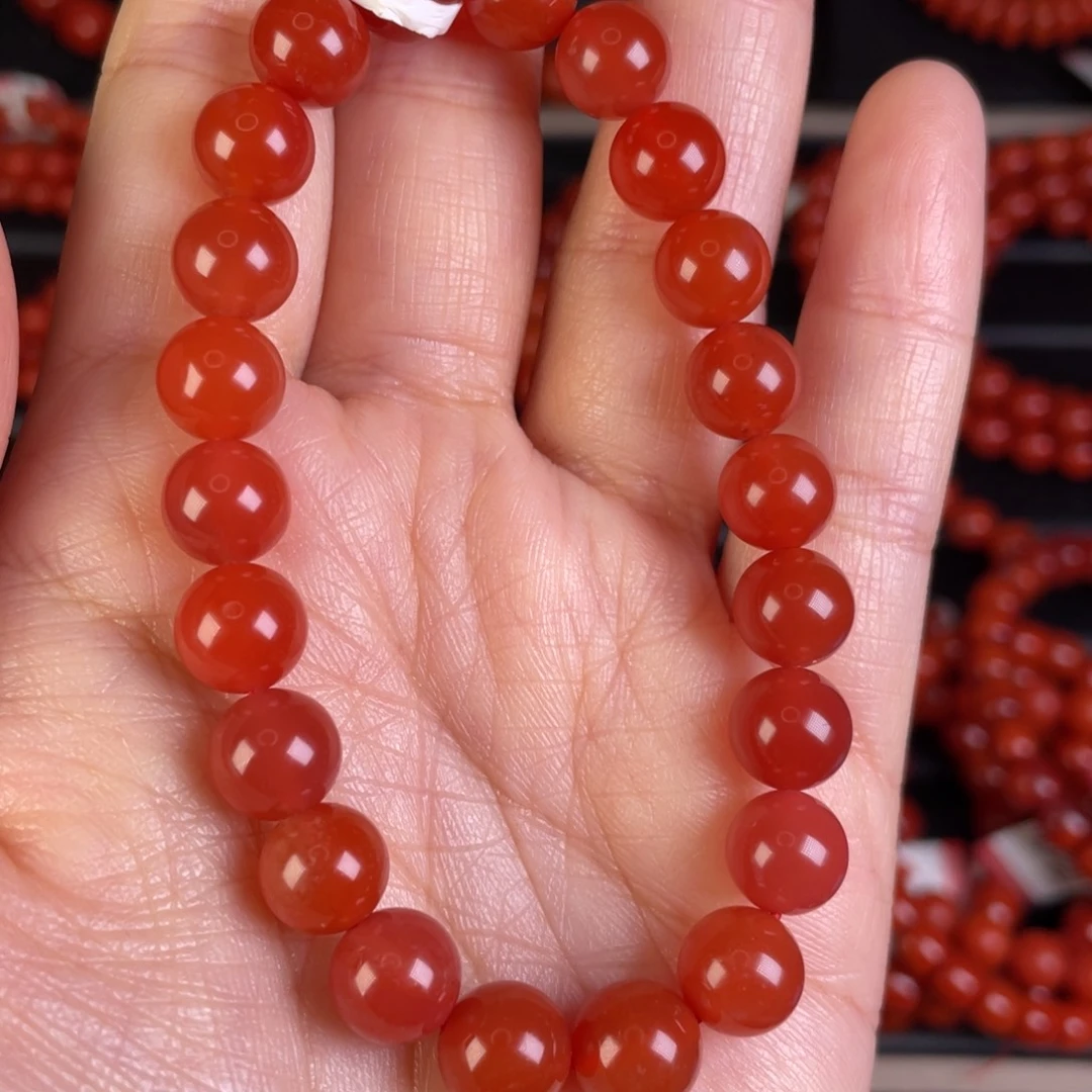 南红玛瑙未镶嵌手链花